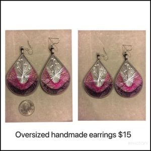 Oversized earrings
